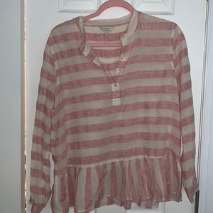 Lucky Brand Striped Blouse